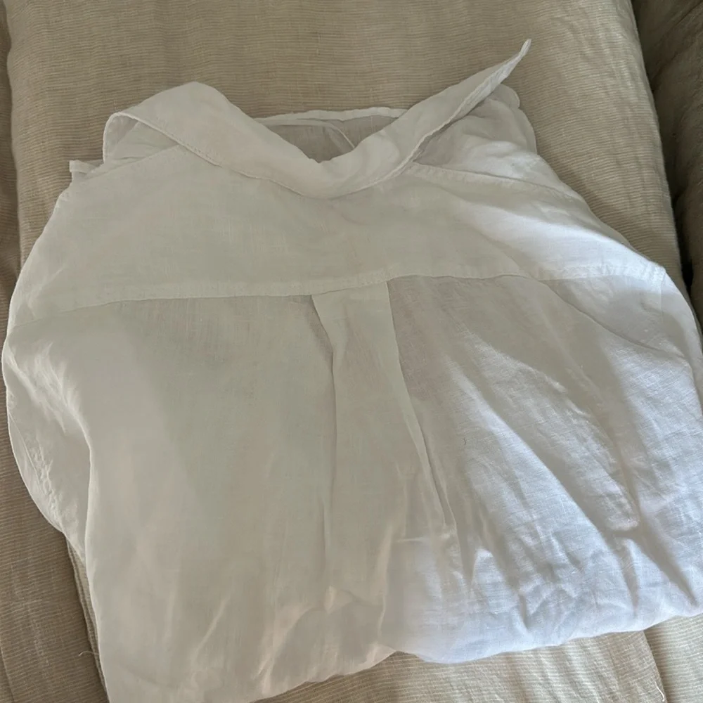 Zara Linen Button down - Picture 3 of 3